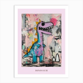 Abstract Dinosaur Graffiti Style Painting 1 Poster Art Print