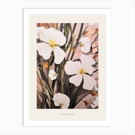 Flower Illustration Flax Flower Flower 1 Poster Art Print