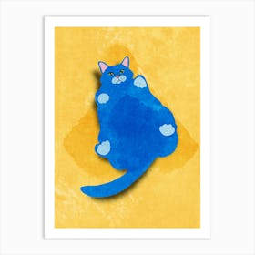 Fat Cat Art Print