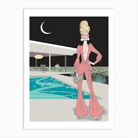 Hollywood Hills Art Print