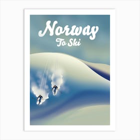 Norway To Ski Art Print