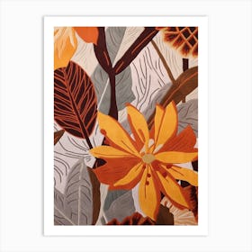 Fall Botanicals Daffodil 2 Art Print