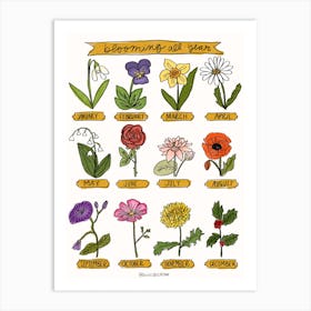 Blooming All Year 1 Art Print