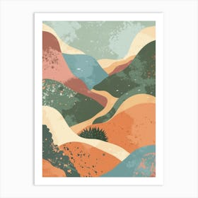 Abstract Landscape Painting 35 Art Print