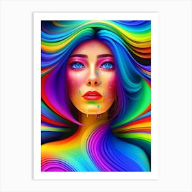 Sad Woman Art Print