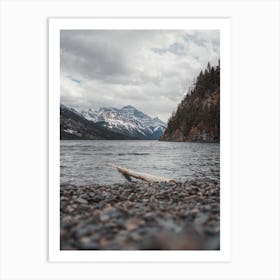 Cloudy Lake Day Art Print