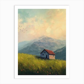 House In The Meadow 1 Art Print