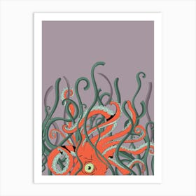 Asian Octopus Art Print