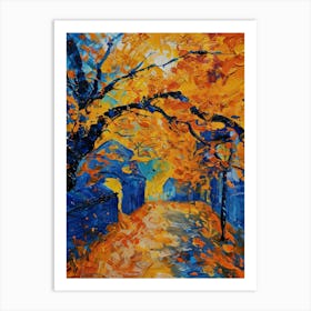 Autumn Street Art Print