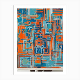 Abstract Painting 844 Art Print