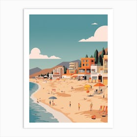 Albania 3 Travel Illustration Art Print