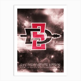 San Diego State Aztecs Art Print