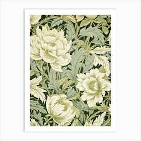 Floral Wallpaper 33 Art Print