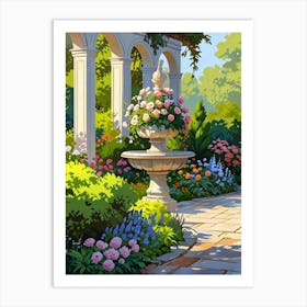 Garden In Bloom Art Print