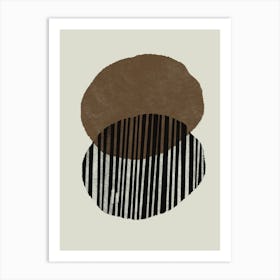 Circle With Stripes Art Print