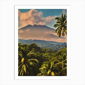 Manuel Antonio National Park Costa Rica Vintage Poster Art Print