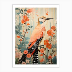 Woodpecker 1 Detailed Bird Painting Art Print