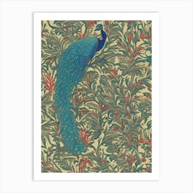 William Morris Peacock Art Print