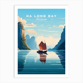 Ha Long Bay Poster Vietnam 1 Art Print