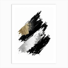 Black And Gold 83 Art Print