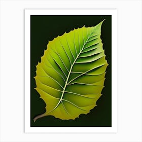 Poplar Leaf Vibrant Inspired 2 Art Print
