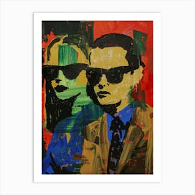 'Two People In Sunglasses' Art Print