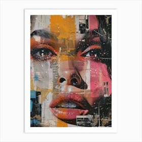 'The Face Of A Woman' 9 Art Print