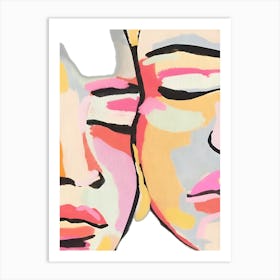 Two Faces Art Print