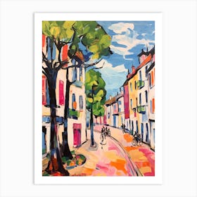 Santander Spain 3 Fauvist Painting Art Print