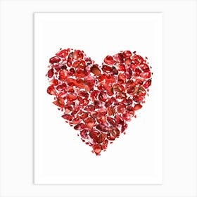 Heart Of Pomegranate Art Print