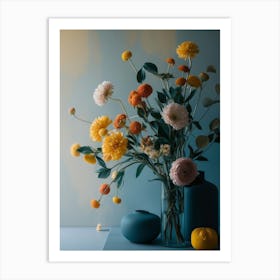 Flowers In A Vase 43 Art Print