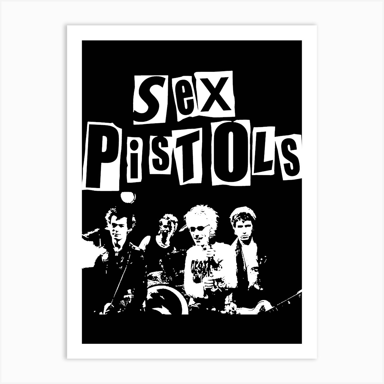 Sex Pistols band music 4 Art Print