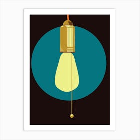 Light Bulb Art Print