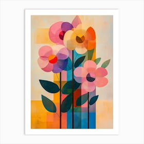 Flowers In A Vase 140 Art Print