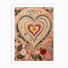 Hearts no1 Art Print