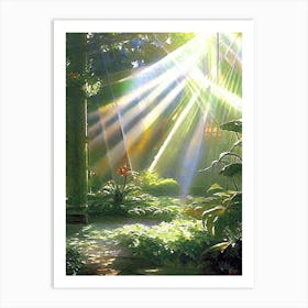 Franklin Park Conservatory And Botanical Gardens, 1, Usa Classic Painting Art Print