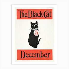 The Black Cat Art Print