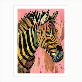 Zebra Canvas Print 3 Art Print