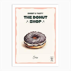 Oreo Donut The Donut Shop 0 Art Print