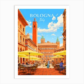 Bologna Travel Italy Art Print