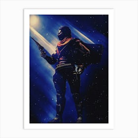 Light Of Heroes ― Erron Black Mortal Kombat Art Print