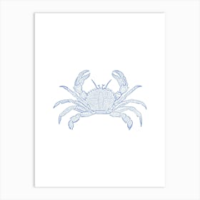 Crab Watercolor Art Print