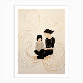 Mother And Child 1 Art Print