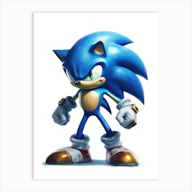 Sonic The Hedgehog 12 Art Print