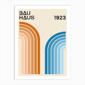 Bauhaus Rainbow Art Print