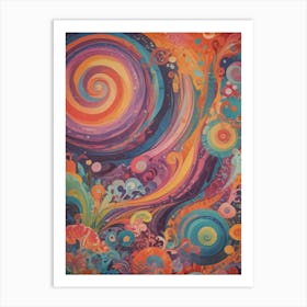 Psychedelic Painting 9 Art Print