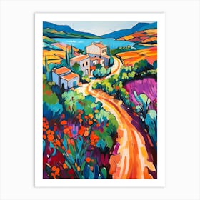 Sicily Italy 2 Fauvist Painting Art Print