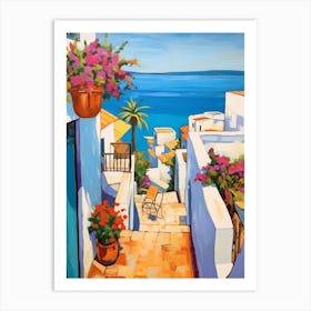 Hammamet Tunisia 2 Fauvist Painting Art Print