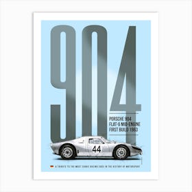 Porsche 904 GTS Tribute Art Print