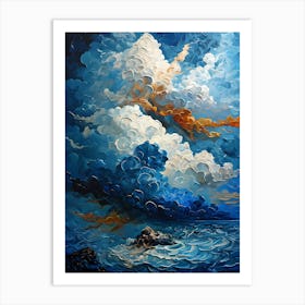 Cloudy Sky 4 Art Print